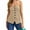 Dark khaki, variant on Sleeveless Women's Sexy Plunge Vest Jacket Button Fitted Strapless Work Suit Tank Top
