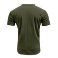 thumbnail image 4 of fatyb Mens V Neck Corduroy T Shirts Short Sleeve Casual Tshirts Solid Color Pullover Summer Tee Tops, 4 of 7
