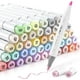 thumbnail image 1 of Marcadores de pincel con alcohol pastel Ohuhu, 48 colores, recargables, 1 of 9