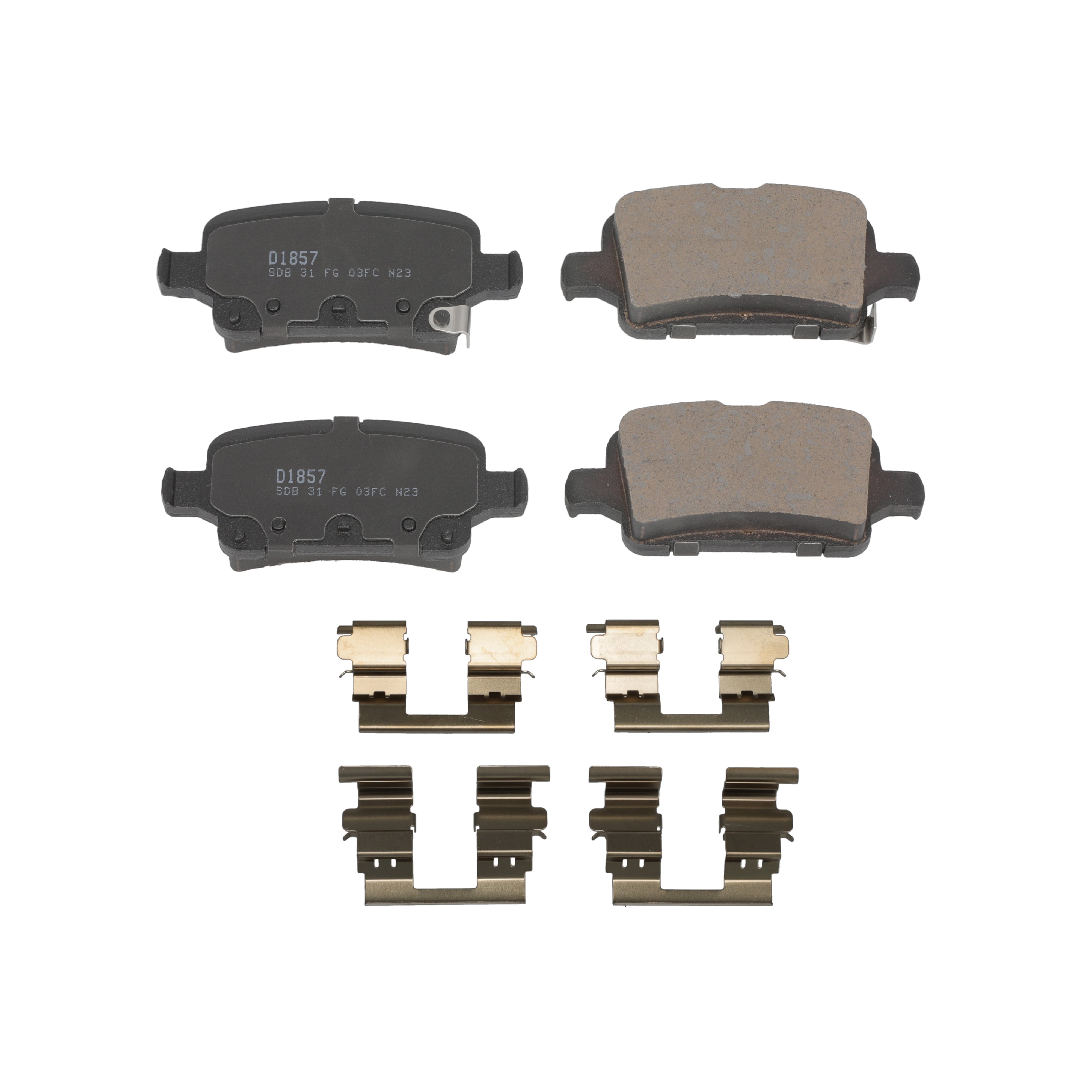 Winstop Brake Pad Set, Rear WS.1857.0.C, Chevrolet Cruze 2019-2016
