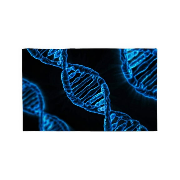 CafePress - Genetics Area Rug - 3'x5' Decorative Area Rug, Fabric Throw Rug