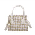thumbnail image 1 of Sywqhk Bolso Bandolera De Hombro A Cuadros Retro Para Mujer, Bolsos De Mano Portátiles De Pu (Blanco) Sywqhk Para estrenar, 1 of 9