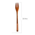 thumbnail image 6 of 32 Pcs Wooden 9 InchJapanese Spoon Fork Set Kitchen Tableware Natural Wood Cutlery Wooden Dinner Cutlery Set, 6 of 6
