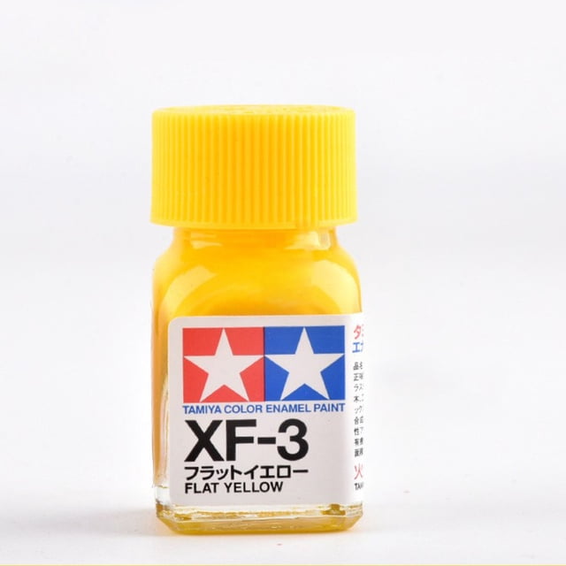 Tamiya XF-3 Flat Yellow Enamel Paint 10ml for Scale Models Miniatures