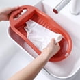 thumbnail image 2 of Washboard for Hand Washing Clothes Anti Slip Socks Clothes Cleaning Tool Plastic Pink, 2 of 8