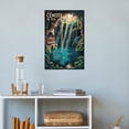 thumbnail image 4 of Vintage Retro Travel Poster Wall Print Cenote Ik Kil Merida Mexico Swimming Sinkhole Tropical Nature Art Print Poster, 4 of 8