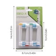 thumbnail image 3 of WIFKLSIIPG Compatible with Orebee Toothbrush Heads Upgraded Four Piece Toothbrush Set Functional Universal Rotating Replacement Brush Heads, 3 of 7