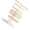 Gold, variant on Modern Jewelry Display Stand Featuring Sturdy Structure Long Term Storage Suitable for Enhanced Home Aesthetics