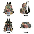 thumbnail image 4 of FORMRS Mini Backpack Purse for Women Travel Daypack Casual Shoulder Bag, Dark Floral, 4 of 7
