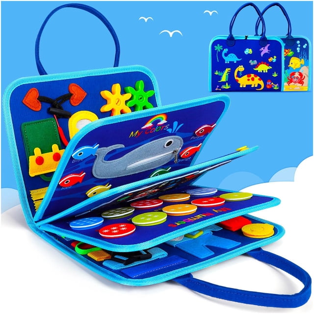 Montessori Busy Board SYHLN para niños pequeños de 1 año