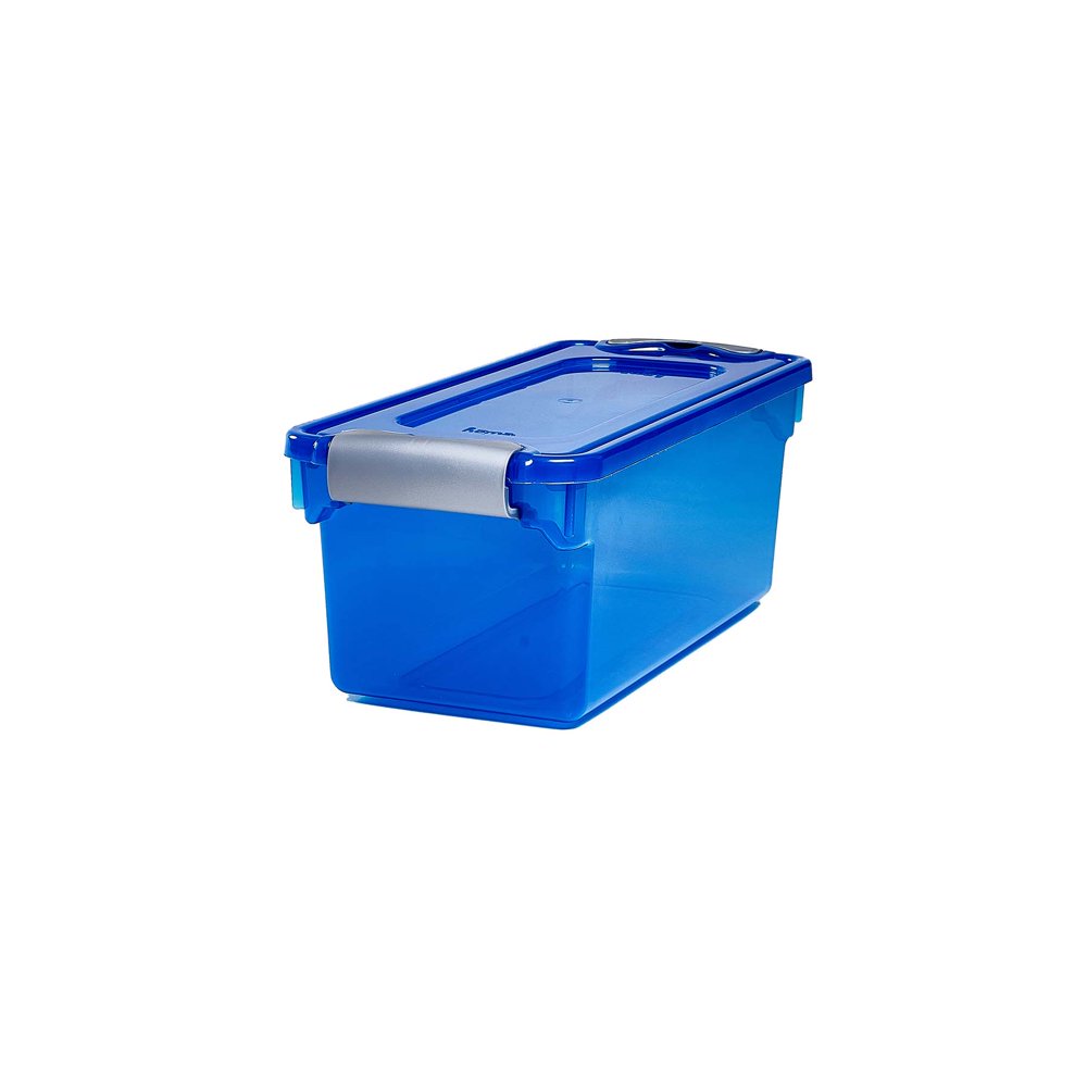 Homz 7.5 Quart Clear Latching Storage Container