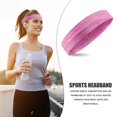 thumbnail image 2 of Deportes Elástico Transpirable Diadema Gimnasio Fitness Yoga Banda para el sudor (Rosa) Likrtyny Para estrenar, 2 of 6