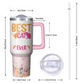 thumbnail image 2 of Best Gift for Mom This Year - 40oz Stainless Steel Tumbler with Straw - Large Capacity Leakproof Cup - For Iced Coffee Tea Water - Mother's Day Approved, 2 of 5