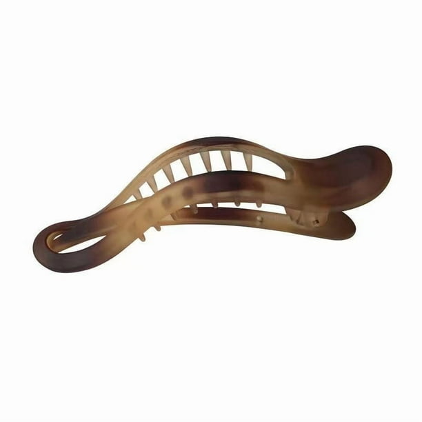 Pinzas planas para el cabello para mujeres y niñas. Pinzas planas de garra y pinzas para el cabello grueso. Pinzas de mandíbula. Accesorios para peinar el cabello. Una horquilla.