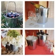 thumbnail image 6 of AmeriHome Stainless Steel Silver Bucket Set - 3 Piece - XLarge, 6 of 6