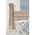 thumbnail image 4 of Royal Turkish Towel Royal Turkish Cotton Luxury Bath Towel Set & 100% Soft Turkish Cotton & Set of 4 Hotel Quality Towels Taupe, 4 of 5