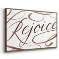 thumbnail image 3 of Rejoice - Framed Gallery Wrapped Holiday Canvas - 25 x 37 - Rosewood Frame, 3 of 8