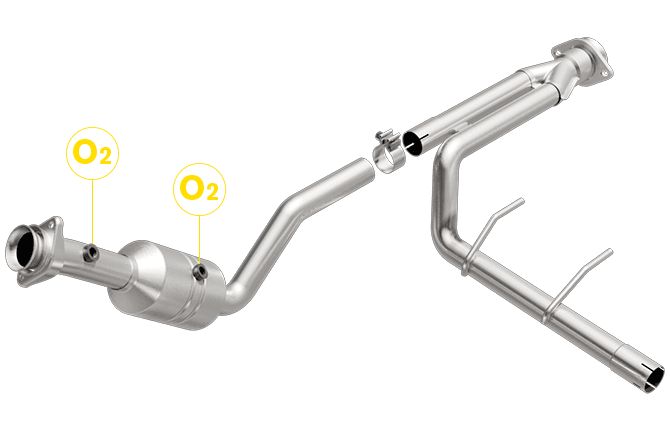 MagnaFlow Conv DF 01-04 Ford F-150 4.6L (49 State)