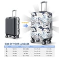 thumbnail image 5 of Picia Sea Life Elements Luggage Protector Cover Thicken Suitcase Protector Cover Fit 18-32 Inch Luggage-Small, 5 of 9