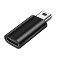 thumbnail image 1 of USB C to Mini USB Adapter - Female to Male Converter for Charging and Data Transfer Compatibility, 1 of 5