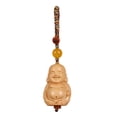 thumbnail image 1 of Llavero de Buda de madera de 3,5 pulgadas, colgante, accesorio de regalo significativo, multiusos. Estilo C, 1 of 9