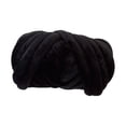 thumbnail image 1 of GUOOL Arm Knit Yarn for Quick Finger Weave Hand Knitting, 2.2lbs Velvet Washable Bulky Black, 1 of 9