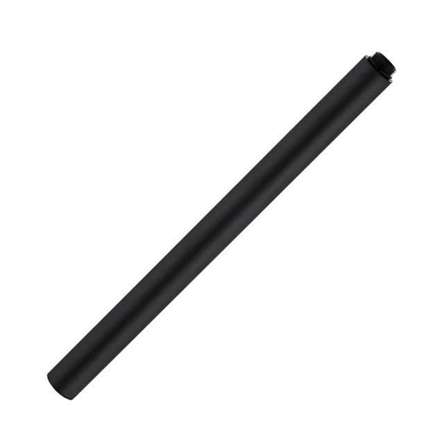 Tubo de extensión del brazo de ducha, extensión de tubo de ducha a prueba de fugas con rosca de 18 mm Negro