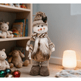 thumbnail image 2 of Christmas Standing Plush Tabletop Figurine, Festive Indoor Decor Doll, Cute Holiday Desktop Ornament for Xmas Mantel, Shelf and Home Interior Seasonal Decoration，20x5Inch, 2 of 3
