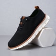 thumbnail image 3 of Men's Wide Casual Dress Shoes I Business Casual Sneaker Shoes for Men Comfortable Lightweight Walking Footwear, 3 of 8