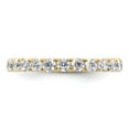 thumbnail image 3 of 14k Polished Size 9 U-Shared Prong 2 carat Diamond Complete Eternity Band, 3 of 5
