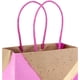 thumbnail image 4 of Bolsas de regalo Hallmark paquete de 8 15x17x8 cm rosa kraft, 4 of 6