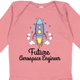 thumbnail image 4 of Inktastic Future Aerospace Engineer Rocket Girls Long Sleeve Baby Bodysuit, 4 of 5