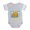 Heather Gray, variant on CafePress - FIN Holiday Cocker Spaniel - Cute Infant Baby Football Bodysuit
