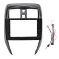 thumbnail image 2 of Marco Del Panel De Navegación Negro 10.1in 2din Radio Stereo Dash Instalación Monte Monte Para Versa 2015 A 2019, 2 of 7