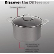 Swiss Diamond Hard Anodized Nonstick 8-Piece Cookware Set - Vented Lids Included
