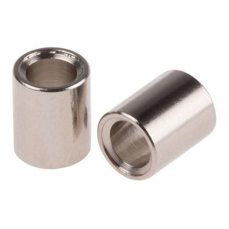

Spacer Round - #8 (ID) x 1/4 (OD) x 1 (Body Length) Brass Nickel Plating (QUANTITY: 500)