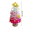 thumbnail image 3 of Meggemo Pipe Cleaner Christmas Tree Craft Kit Small Tabletop Decor Gift Ornaments for Home Party Holiday Season Creative Decorations, 3 of 6