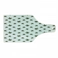 thumbnail image 1 of Botanical Cutting Board, Leaves Flowering Plant Hemp Vegetable Medicinal Herbs Weed Motif Pattern, Decorative Tempered Glass Cutting and Serving Board, in 3 Sizes, by Ambesonne, 1 of 2