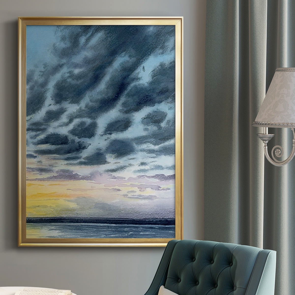 Anastasia Island Sunset II Premium Framed Print - Ready to Hang