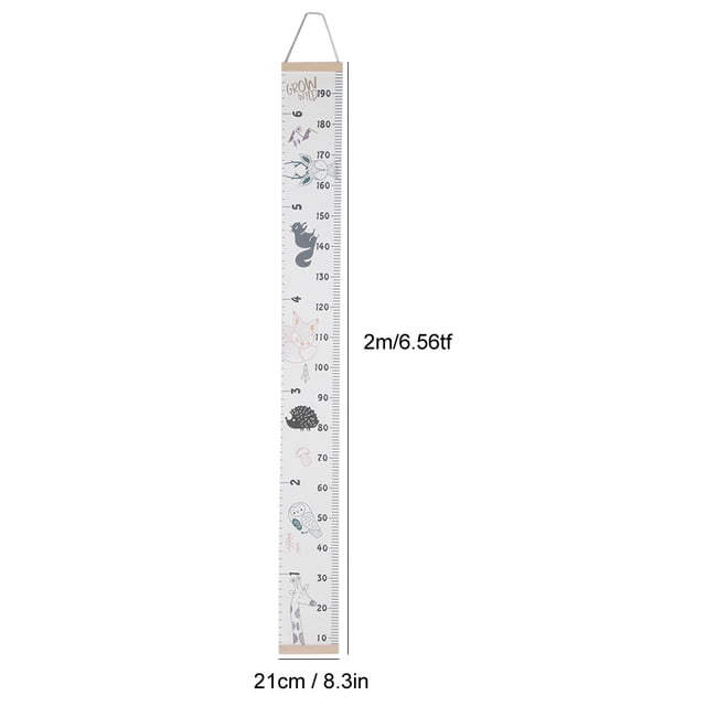 Growth Chart, Cute Wall Height Measure Chart Home Room Decoration Measure Growth For Attract Baby's Attention For Fun For Growing Baby For Baby