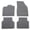 Gray, variant on Ikon Motorsports Floor Mats Fits 2021-2025 Volkswagen ID.4 4DR Gray Nylon OE Fitment Style Front & Rear Floor Mats Anti-slip Carpets Replacement 4PCS