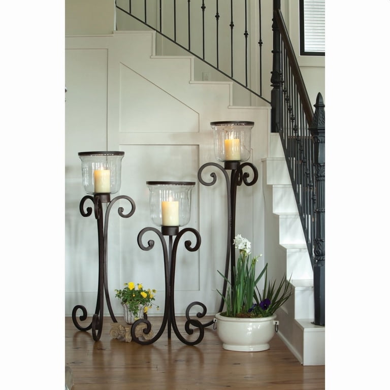 Pomeroy Prairie Floor Hurricane Candle Holder - Walmart.com