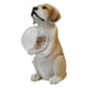thumbnail image 5 of Estatua de perro para jardín con energía solar, figura de perro, luz solar con globo, escultura rústica de resina, adorno para exteriores, césped, 5 of 9