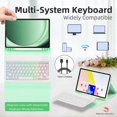 thumbnail image 3 of Bluetooth Keyboards compatible Galaxy Tab A9+ High quality Gift, 3 of 5