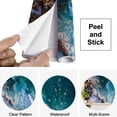 thumbnail image 4 of Peel and Stick Wallpaper Rock Water Modern Art Wall Mural Decor Self Adhesive and Removable 69in x 98in, 4 of 8