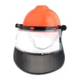 thumbnail image 3 of Protector facial de casco forestal para protección de corte de madera protector facial amarillo, 3 of 7