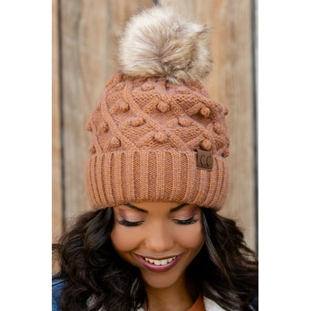 CC Crafted Pom Detail Beanie