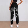 thumbnail image 2 of Fly Haikyuu Womens Sweatpants Joggers Pants Daily Trousers 3D Printing Novelty Casual Sweatpants With Drawstring Closed Bottom, 2 of 7