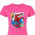 thumbnail image 3 of Marvel Your Friendly Neighborhood Spider-Man - Comic Book Cover - Juniors Fitted Graphic T-Shirt, 3 of 5