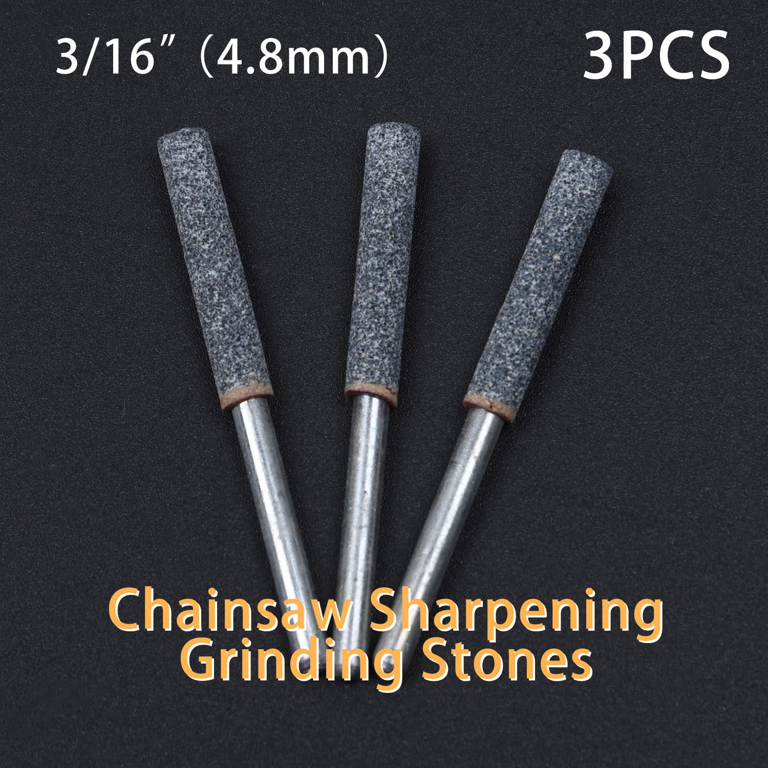 3pcs 4.8mm Chainsaw Saw Chain Files Filing Sharpener For Woodworking Top Quality 